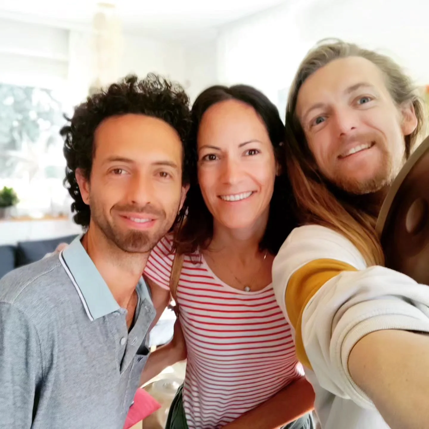 David Lesage avec Yonathan et Andréa de Yishama